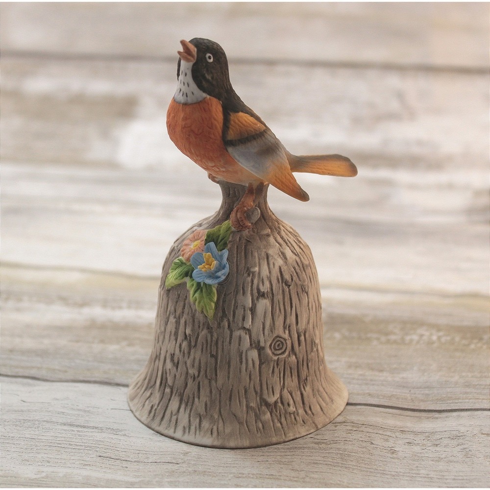 Collectable Vintage Bird Figurine Bell Towle Fine Bone China